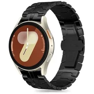 Akcesoria do smartwatchy - Pasek do SAMSUNG GALAXY WATCH 4 / 5 / 5 PRO / 6 / 7 / FE Tech-Protect Stainless Line czarne - miniaturka - grafika 1