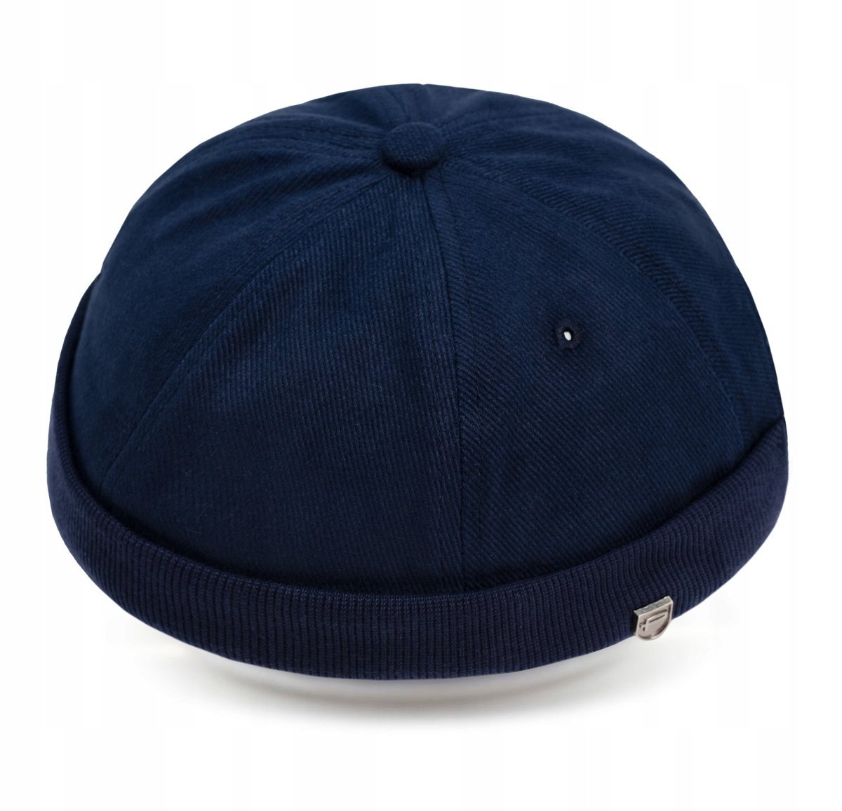 Czapka DOKERKA krótka leonka bez daszka GRANATOWA Pako Jeans