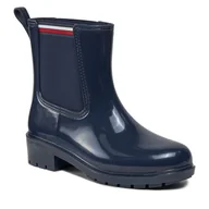 Kalosze damskie - Kalosze Tommy Hilfiger Essential Corporate FW0FW07762 Space Blue DW6 - miniaturka - grafika 1
