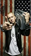 Podkładki pod mysz - PODKŁADKA POD MYSZ Nadruk 22x18 cm Eminem Rap God Muzyczny Tekst Prezent - miniaturka - grafika 1