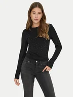 Bluzki damskie - ONLY Bluzka Zita 15358986 Czarny Slim Fit - miniaturka - grafika 1