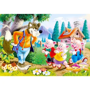 Castorland Puzzle 60 Trzy świnki CASTOR - Puzzle - miniaturka - grafika 1