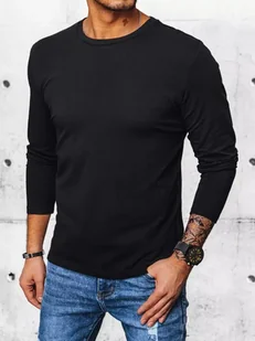 Longsleeve męski czarny Dstreet LX0559-L/100 - Koszulki męskie - miniaturka - grafika 1
