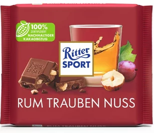 Ritter Sport Czekolada Rum Orzech Winogronowy 100G - Czekolada - miniaturka - grafika 1