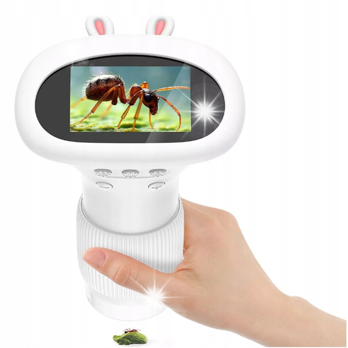 Mikroskop Cyfrowy Optyczny Kieszonkowy dla Dzieci LED Przybliżenie 1000X