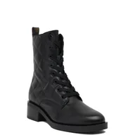 Botki damskie - Guess Skórzane botki TAELIN - miniaturka - grafika 1