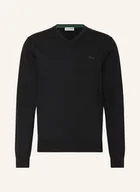 Swetry męskie - Lacoste Sweter schwarz - LACOSTE - miniaturka - grafika 1