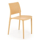 Fotele i krzesła ogrodowe - Pomarańczowe krzesło ogrodowe sztaplowane - Pięciopoziomowa - miniaturka - grafika 1