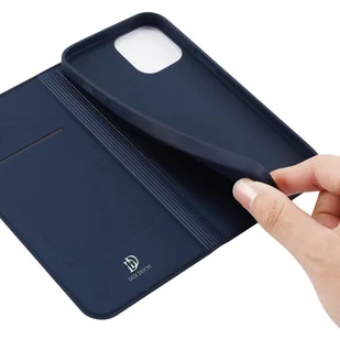 Dux Ducis Skin Pro kabura etui pokrowiec z klapką iPhone 13 mini niebieski - Etui i futerały do telefonów - miniaturka - grafika 8