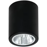 Oprawy, klosze i abażury - Luminex Oczko Luminex Round 1 x 60 W E27 12 5 cm czarne - miniaturka - grafika 1