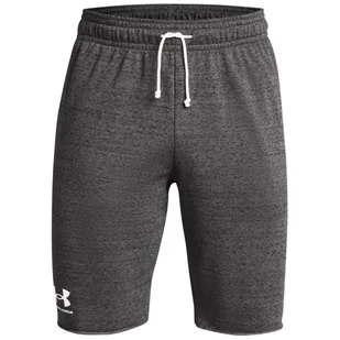 Męskie szorty Under Armour Rival Terry Short Rozmiar: XL / Kolor: szary/biały - Spodenki męskie - miniaturka - grafika 1