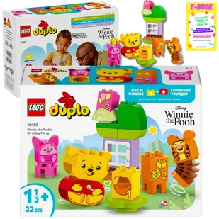 LEGO NOWOŚCI : DUPLO Disney Przyjęcie urodzinowe Kubusia Puchatka 10457 KLOCKI PREZENT + EBOOK - Klocki - miniaturka - grafika 1