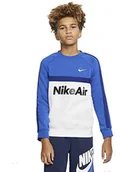 Bluzy dla chłopców - Nike chłopięca bluza NSW Crew Game Royal/White/Deep Royal Bl, S - miniaturka - grafika 1