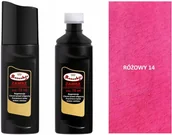 Środki do obuwia i ubrań - RÓŻOWY RENOWATOR KOLORU SKÓRY ZAMSZU NUBUKU WELURU PŁYN RENOSKÓR PASTA EKO - miniaturka - grafika 1