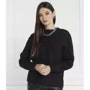Swetry damskie - Silvian Heach Sweter | Regular Fit | z dodatkiem wełny - miniaturka - grafika 1