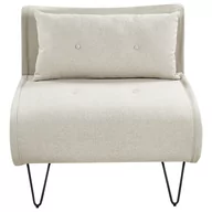 Sofy i kanapy - Sofa rozkładana jasnobeżowa VESTFOLD - miniaturka - grafika 1