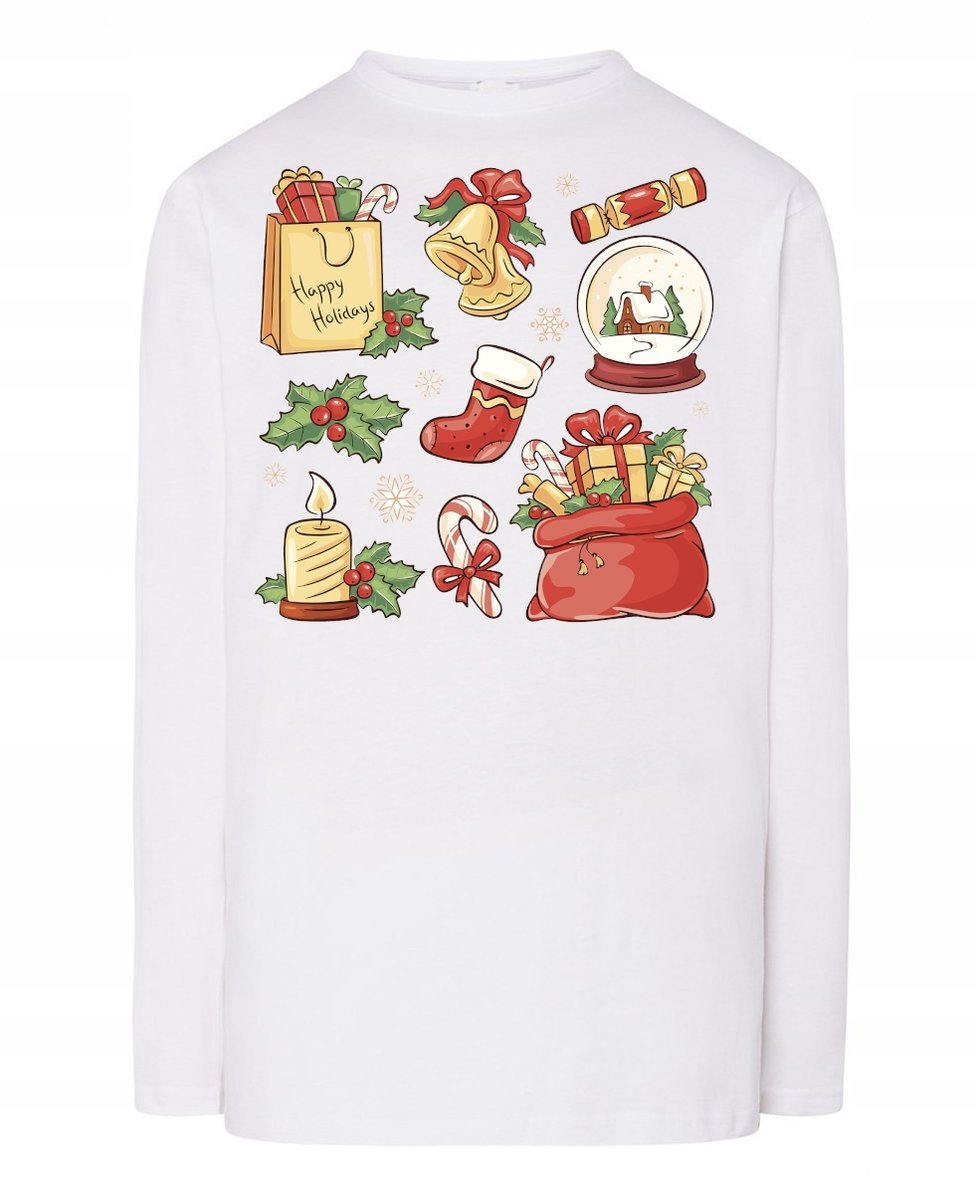 Longsleeve męski nadruk Mikołaj Rozm.M