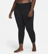 Legginsy - Spodnie legginsy Nike Yoga Dri-FIT damskie rozmiar 3XL/4XL czarne - miniaturka - grafika 1