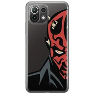 Etui i futerały do telefonów - ERT GROUP etui na telefon Xiaomi 11 LITE 4G/5G, case oryginalny i oficjalnie licencjonowany przez Star Wars, wzór Darth Maul 003, plecki z TPU częściowo przeźroczyste - miniaturka - grafika 1