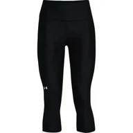 Spodnie sportowe damskie - Legginsy damskie Under Armour HeatGear Hi Capri NS Black L - miniaturka - grafika 1