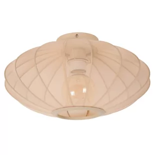 Materiałowa lampa sufitowa Corina 03147/40/38 Lucide siatka beżowa - Lampy sufitowe - miniaturka - grafika 1