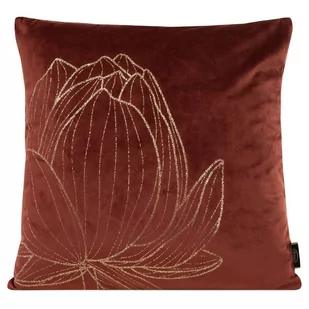 Euro Firany Poszewka Eurofirany Velvet BLINK19 Ceglany 45x45 1216996 - Poszewki na poduszki - miniaturka - grafika 1