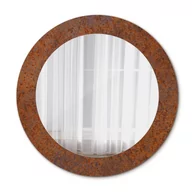 Lustra - Lustro do Makijażu Wiszące Zardzewiały metal 60cm - miniaturka - grafika 1
