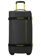 Kubki dla dzieci - Torba podróżna American Tourister Urban Track Duffle M - black / lime - miniaturka - grafika 1