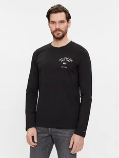 Tommy Hilfiger Longsleeve Arch Varsity MW0MW34252 Czarny Regular Fit - Koszulki męskie - miniaturka - grafika 1