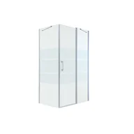 Kabiny prysznicowe - Kabina prysznicowa 80 x 120 cm Remix Sensea - miniaturka - grafika 1