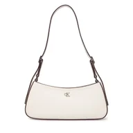 Torebki damskie - Torebka Calvin Klein Ck Small Shoulder Bag LV04F3170G Biały - miniaturka - grafika 1