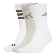 Skarpetki męskie - Skarpety za kostkę ADIDAS LOGO PACK 3PP JD5830 – Biały - miniaturka - grafika 1