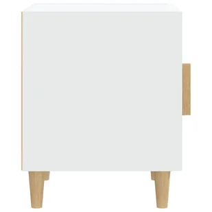 Lumarko Szafka nocna, biała, materiał drewnopochodny - Szafki nocne - miniaturka - grafika 5