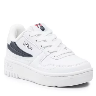 Buty dla dziewczynek - Sneakersy Fila - FXVentuno Low Kids 1011351.92E M White/Fila Navy - grafika 1