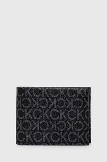 Portfele - Calvin Klein portfel męski kolor czarny - grafika 1