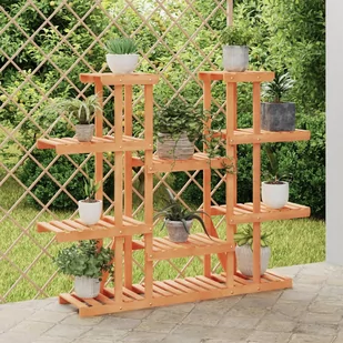 vidaXL Kwietnik, 110x25x110,5 cm, lite drewno jodłowe - Kwietniki - miniaturka - grafika 1