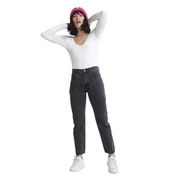 Spodnie damskie - Spodnie damskie Superdry Grey -W26 - miniaturka - grafika 1