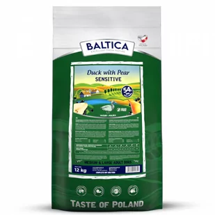 BALTICA Kaczka z Gruszką średnie i duże rasy psów 12kg - Sucha karma dla psów - miniaturka - grafika 1