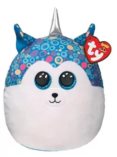 Ty Squish-a-Boos niebieski husky - Helena - - Maskotki i pluszaki - miniaturka - grafika 1