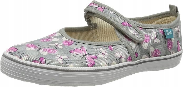 Beck Kapcie Dziecięce Szare W Motyle Rzepy 32 Żwb