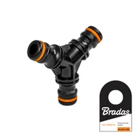 Inne akcesoria do nawadniania - Trójnik do łączenia trzech szybkozłączy BLACK LINE - miniaturka - grafika 1