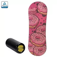 Deskorolki - Deska do balansowania TRICKBOARD CLASSIC DONUT z czarnym wałkiem TÜV - miniaturka - grafika 1