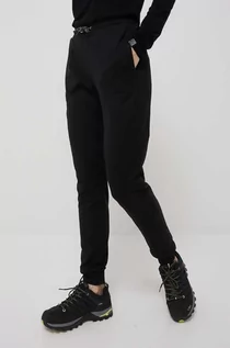Spodnie damskie - CMP spodnie damskie kolor czarny gładkie - grafika 1