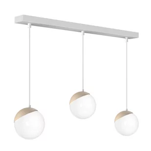 Milagro Lampa wisząca SFERA WOOD 3xE14 MLP7236 - Lampy ścienne - miniaturka - grafika 1