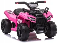 Pojazdy elektryczne dla dzieci - Quad na Akumulator 1 Silnik 6V 45W Muzyka MP3 USB Różowy - miniaturka - grafika 1