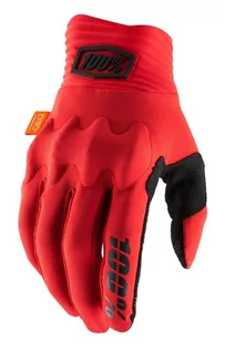 Rękawiczki rowerowe - 100%, Rękawiczki kolarskie, Contigo Glove red black, czerwony, rozmiar M - grafika 1