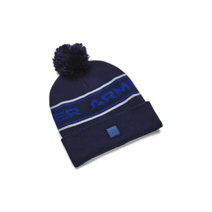 Zimowa męska czapka Under Armour z pomponem 1379985-410 - Czapki męskie - miniaturka - grafika 1