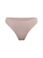 Majtki damskie - Tommy Hilfiger Stringi Kobiety beżowy jednolity, S - miniaturka - grafika 1
