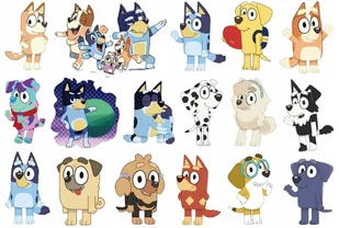 Tatuaże dla Dzieci Piesek Bluey (1 szt) CG437 - Zabawki kreatywne - miniaturka - grafika 1