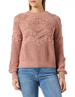 Koszulki i topy damskie - Pinko Damska koszulka turkusowa z dżerseju angielskiego wybrzeża Henley, O36_rosa - Cameo, XXS - miniaturka - grafika 1